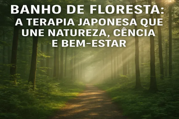 Banho de Floresta: A Terapia Japonesa que Une Natureza, Ciência e Bem-Estar