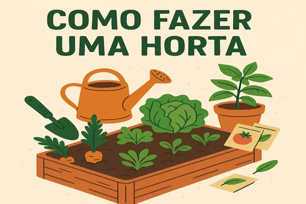 Como Fazer uma Horta: Guia Completo para Iniciantes, Famílias e Moradores de Apartamentos
